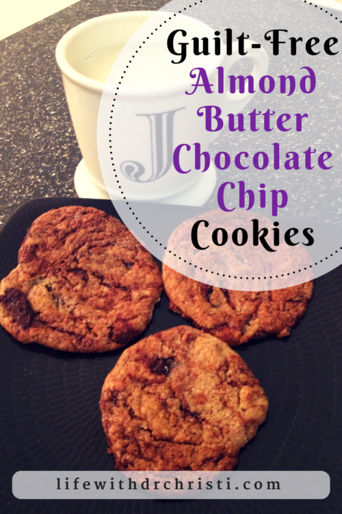 almond butter chocolate chip cookies