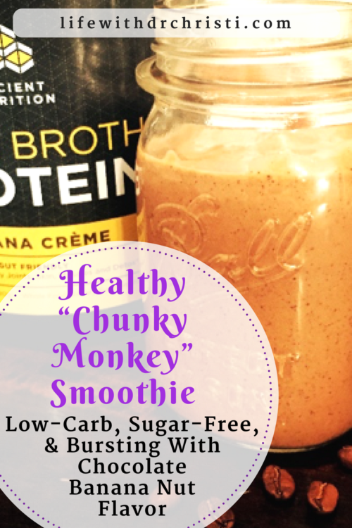 Healthy Chunky Monkey Smoothie
