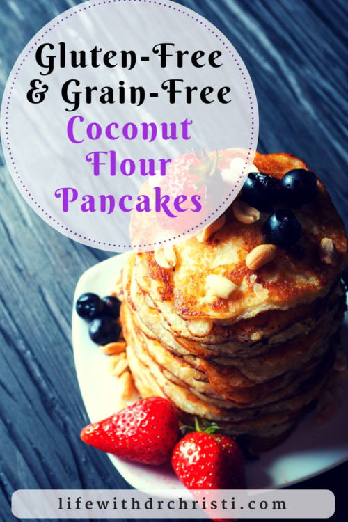 gluten-free & grain-free coconut flour pancakes